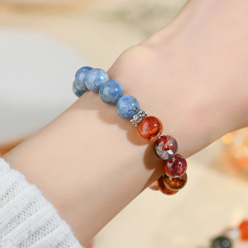 Bubble Scallops Crystal Jade Bracelets Unisex-2