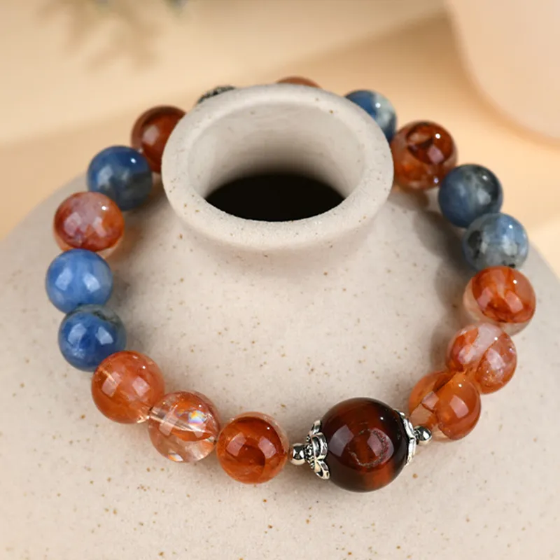 Bubble Scallops Crystal Jade Bracelets Unisex-9