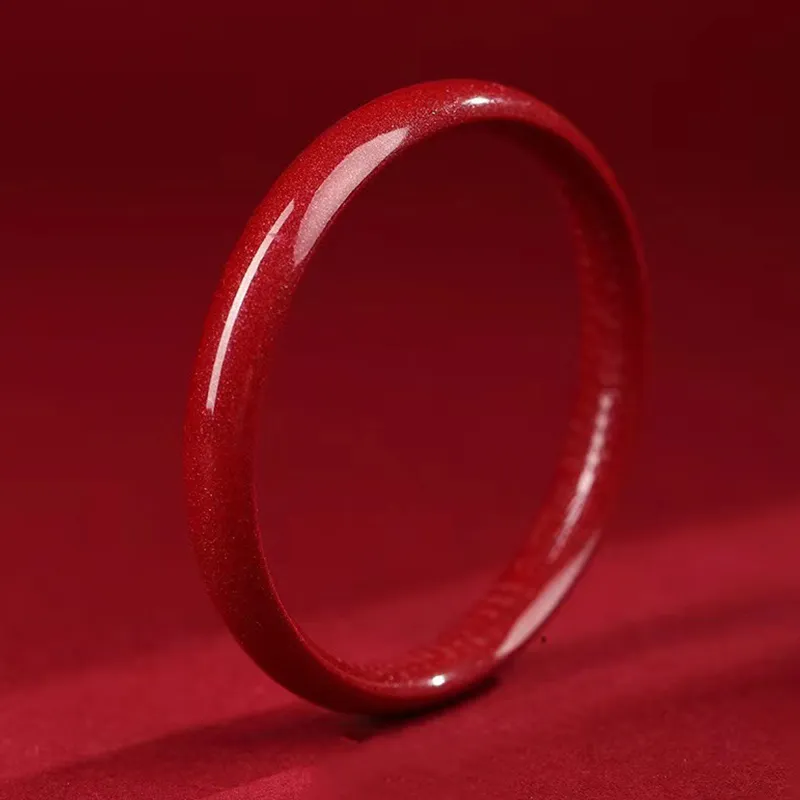 Bubble Scallops Reconstructed Cinnabar Bangles Women's-3