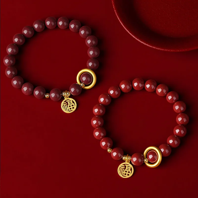 Bubble Scallops Cinnabar Bracelets Unisex-1