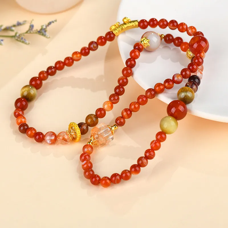 Bubble Scallops Agate Bracelets Unisex-2