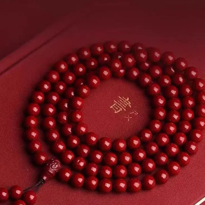 Bubble Scallops Reconstructed Cinnabar Bracelets Unisex-1