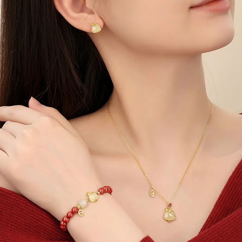 Bubble Scallops Reconstructed Cinnabar Bracelets Unisex-1