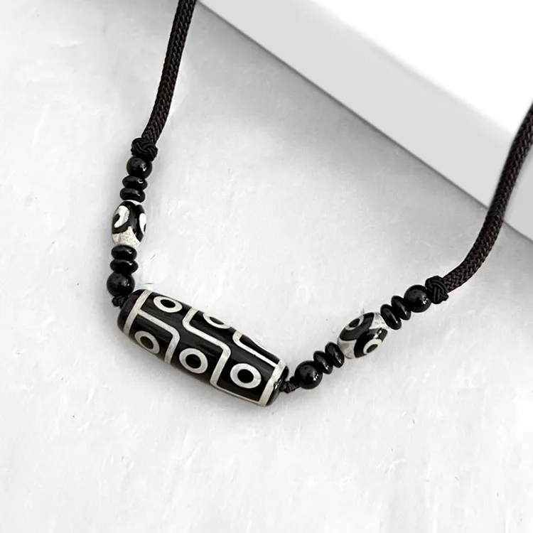 Bubble Scallops Agate Jade Necklaces Unisex-4