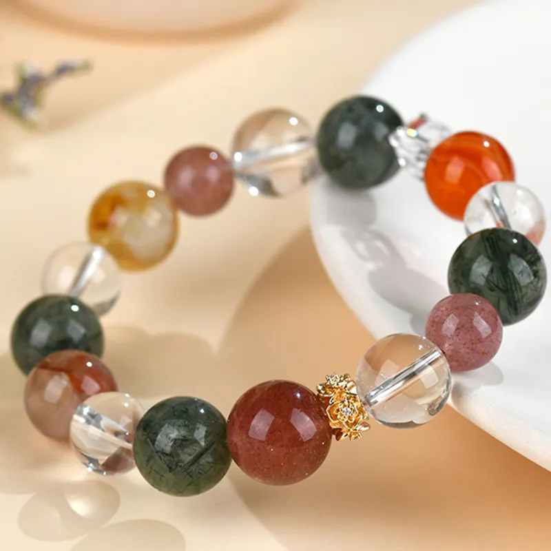 Bubble Scallops Crystal Bracelets Unisex-2