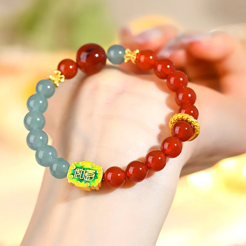 Bubble Scallops Agate Bracelets Unisex-3