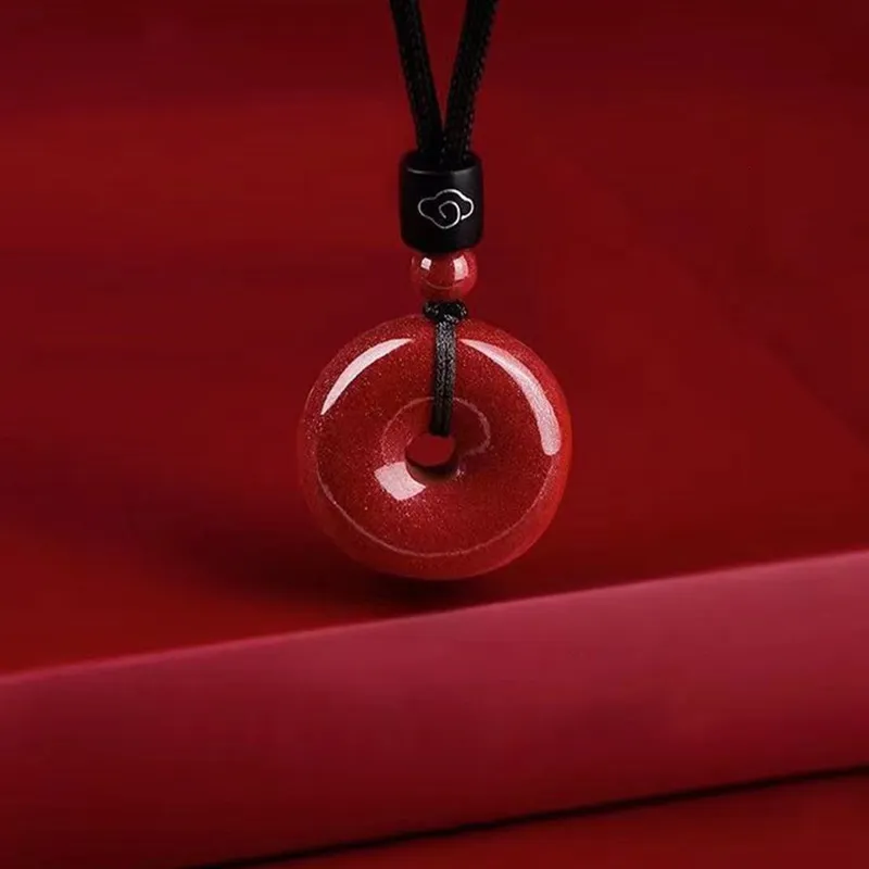 Bubble Scallops Cinnabar Necklaces Unisex-5
