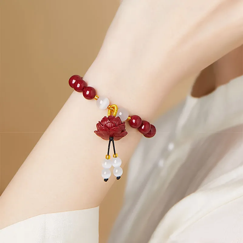 Bubble Scallops Jade Bracelets Unisex-2