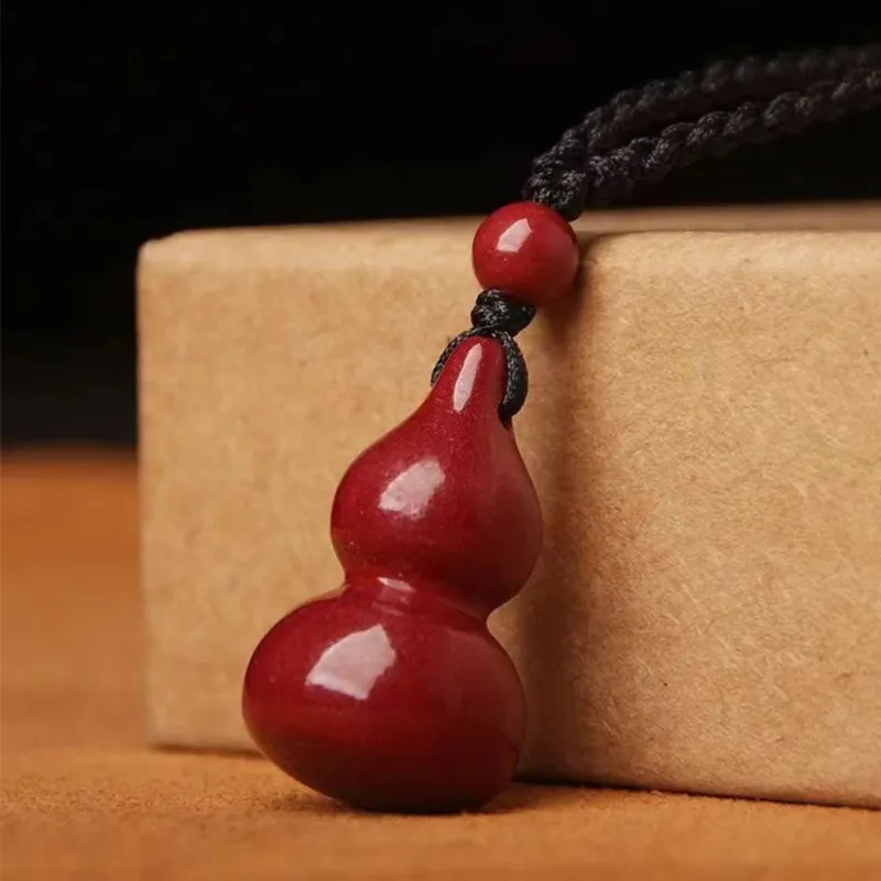 Bubble Scallops Reconstructed Cinnabar Necklaces Unisex-1