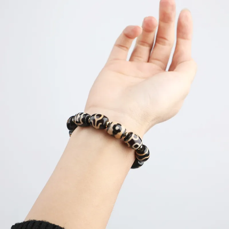 Bubble Scallops Agate Jade Bracelets Unisex-1