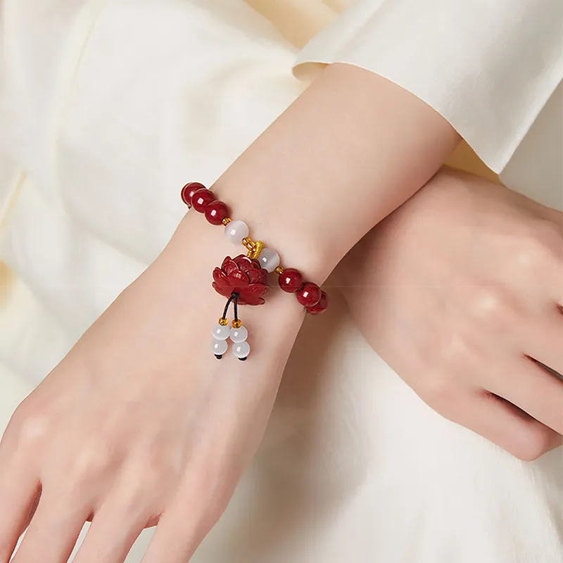 Bubble Scallops Jade Bracelets Unisex-6