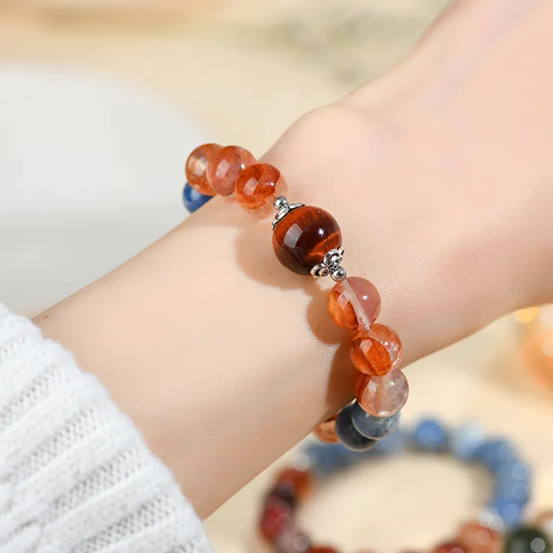 Bubble Scallops Crystal Jade Bracelets Unisex-8