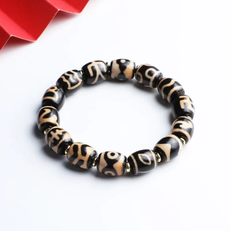 Bubble Scallops Agate Jade Bracelets Unisex-4