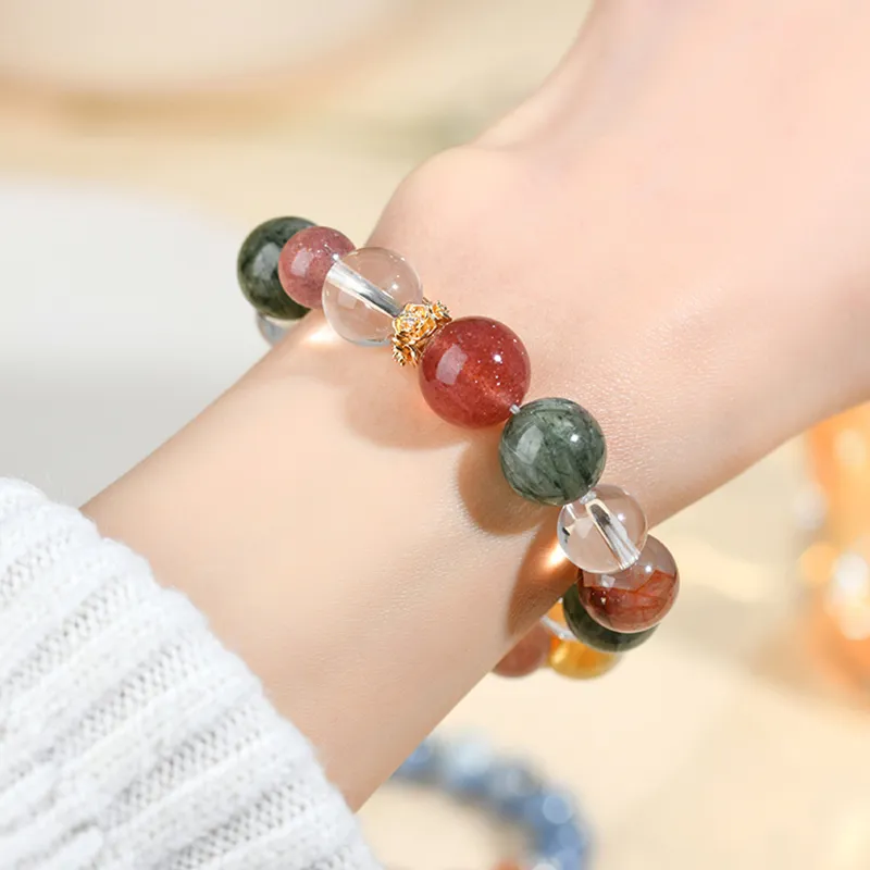 Bubble Scallops Crystal Bracelets Unisex-1