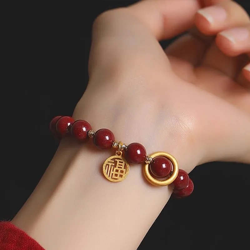 Bubble Scallops Cinnabar Bracelets Unisex-4