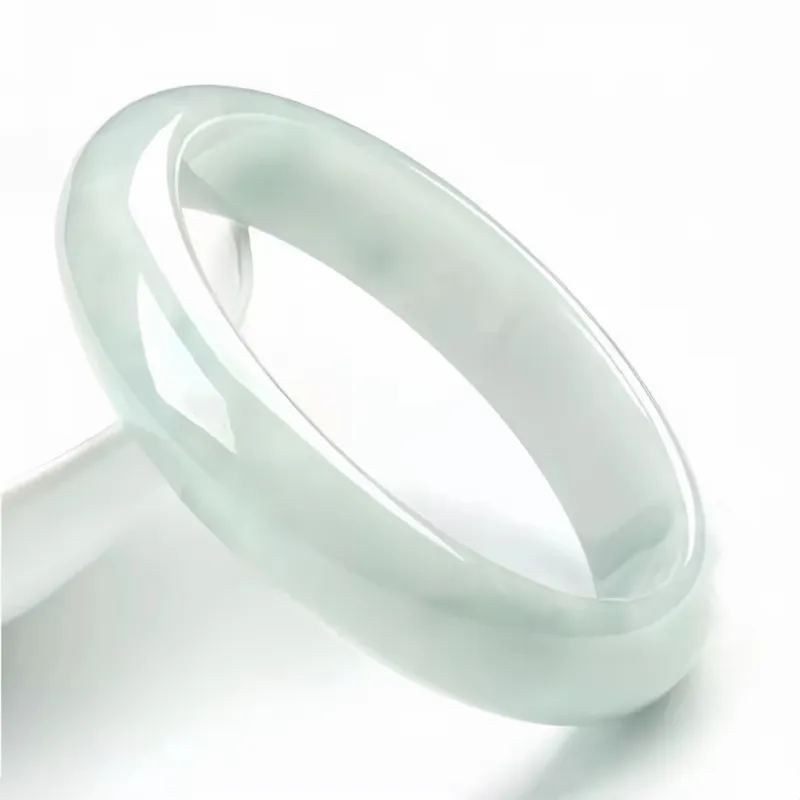 Bubble Scallops Bean Type Jadeite Bangles Women's-4