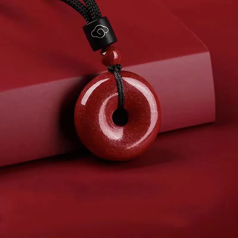 Bubble Scallops Cinnabar Necklaces Unisex-1