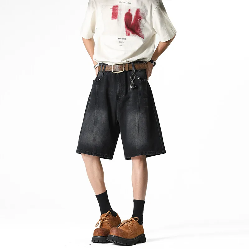 ELCORO Denim Shorts Unisex-3