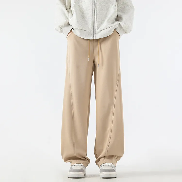ELCORO Casual Pants Unisex Dark Gray-18