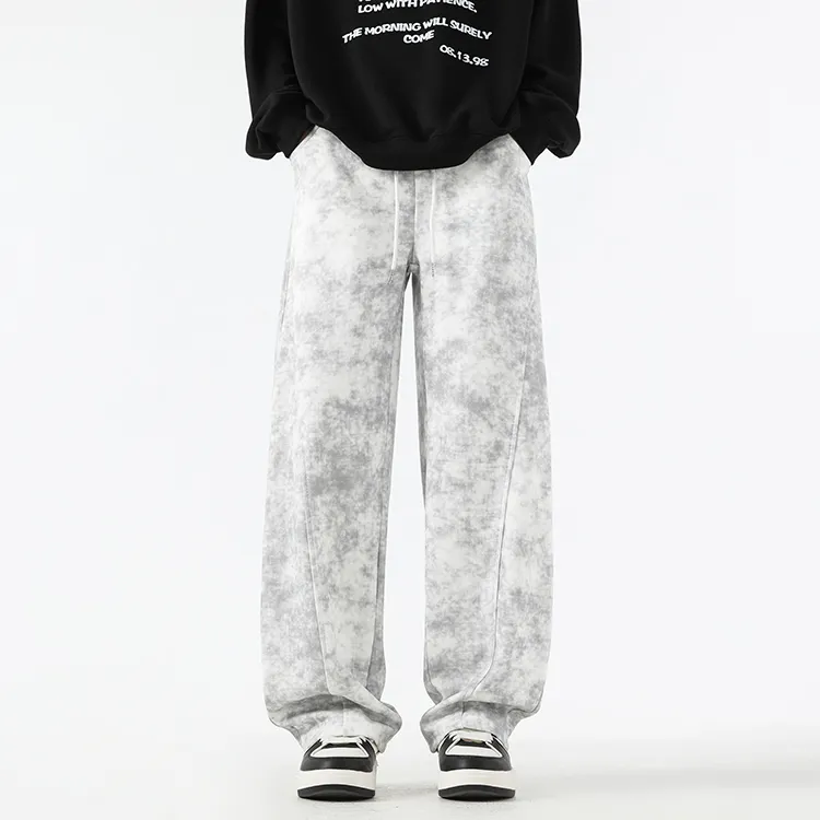 ELCORO Casual Pants Unisex Dark Gray-14