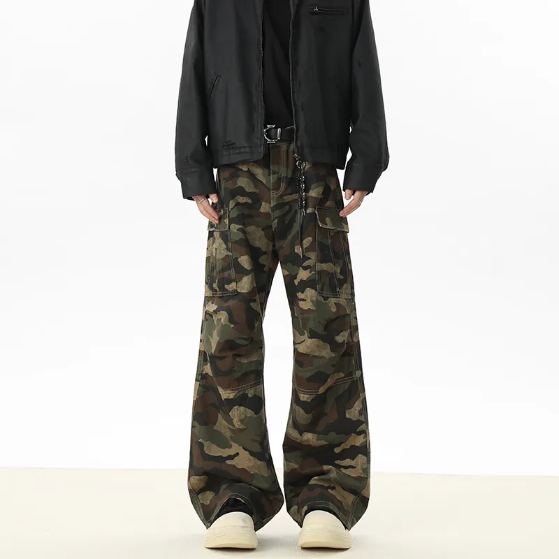 ELCORO Jeans Unisex Camouflage-2