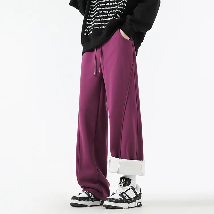 ELCORO Casual Pants Unisex Dark Gray-26