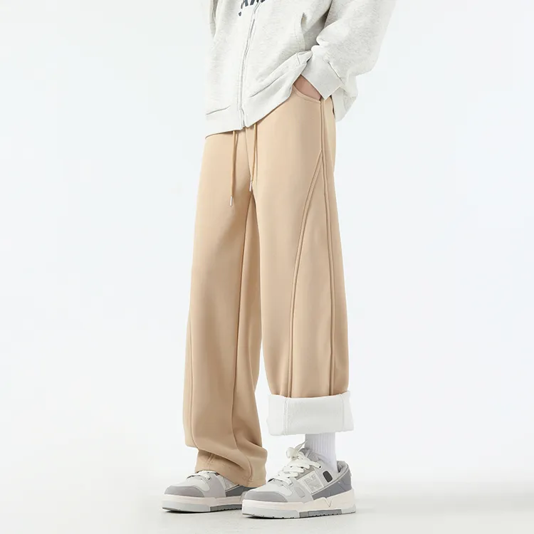 ELCORO Casual Pants Unisex Dark Gray-34