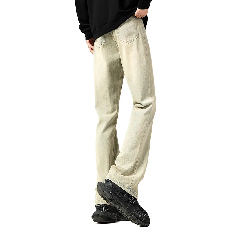 DS'DIARY Jeans Unisex Yellow Mud-3