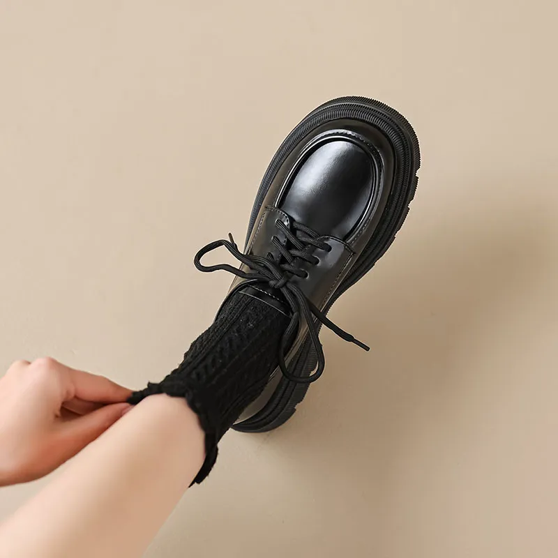 City Camel Casual Single Shoes Women's Black-3