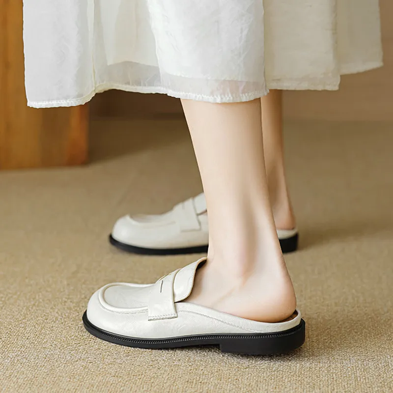 City Camel Rubber Sole Closed Toe Slippers Women's-8
