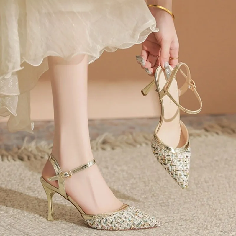 City Camel Slim Heel High Heels Women's-9