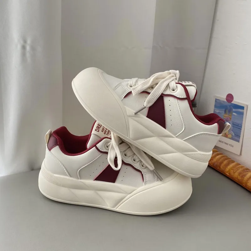 City Camel Breathable Height Increasing Lightweight Low Top Skateboard Shoes Women's-3