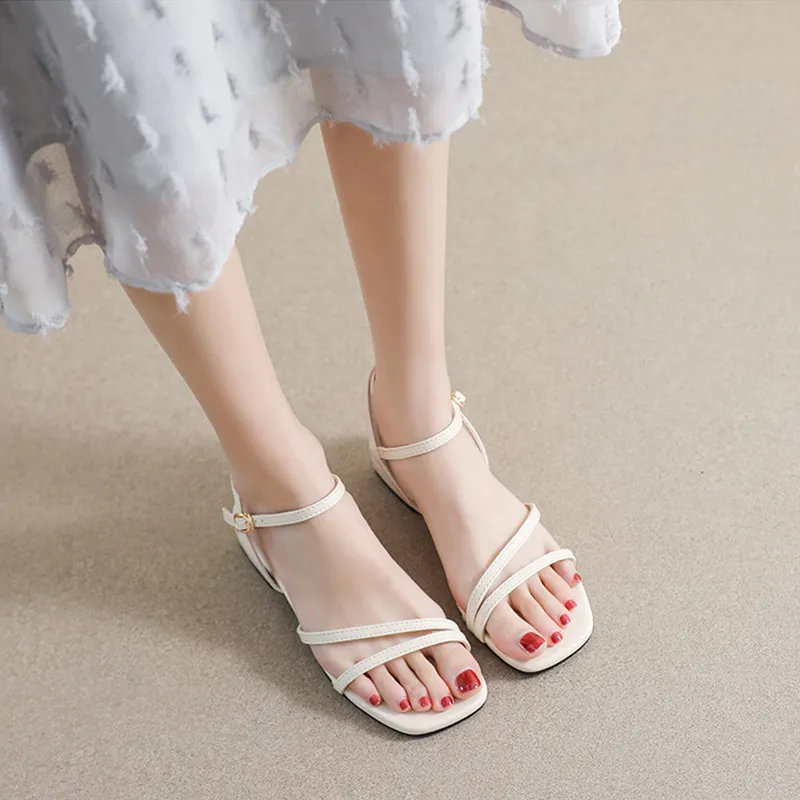 City Camel One Strap Sandals Women's-6