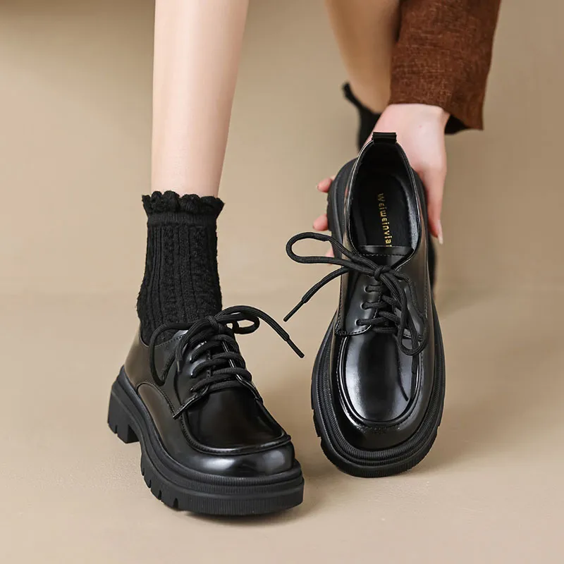 City Camel Casual Single Shoes Women's Black-2