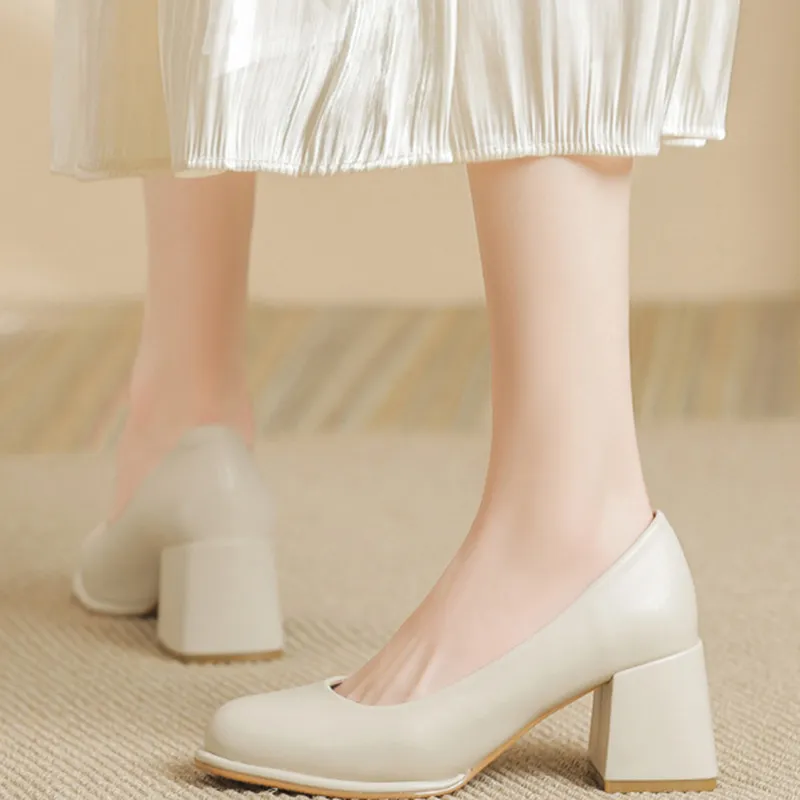 City camel High Heels Women's-5