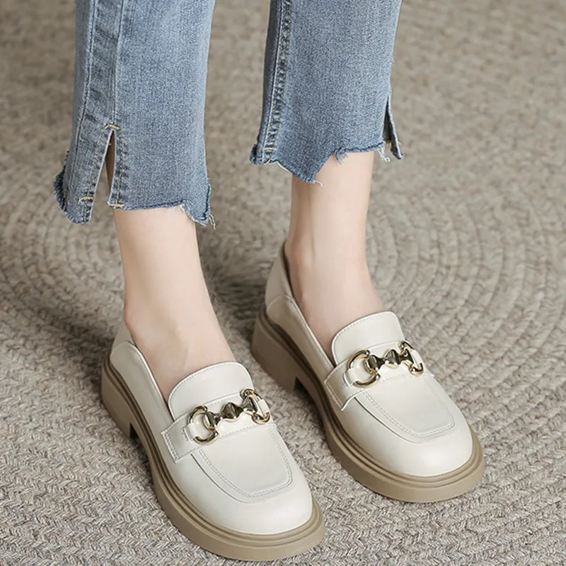 City camel Loafers Women's Apricot, Black-5