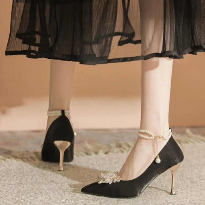 City Camel Slim Heel High Heels Women's-2