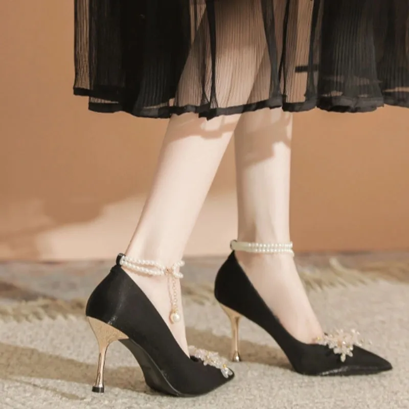 City Camel Slim Heel High Heels Women's-1