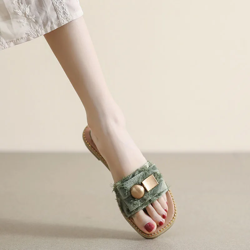 City Camel Rubber Sole Slip Resistant Slide Slippers Women's-6