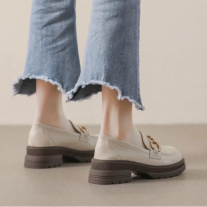 City camel Loafers Women's-8