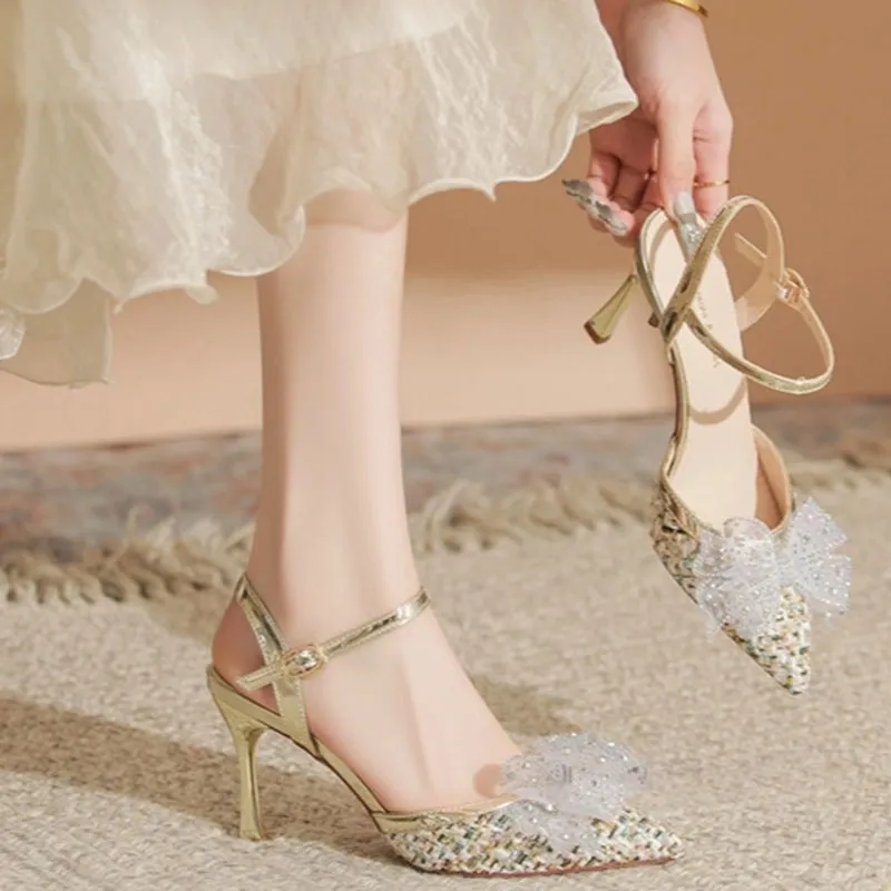 City Camel Slim Heel High Heels Women's-5