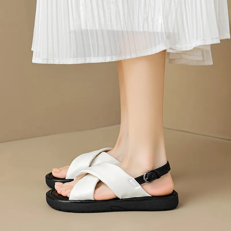City Camel Beach Sandals Women's-2