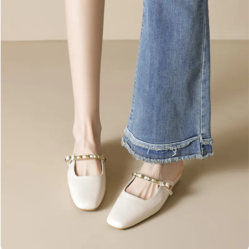City Camel Rubber Sole Closed Toe Slippers Women's-4