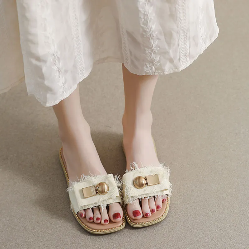 City Camel Rubber Sole Slip Resistant Slide Slippers Women's-4