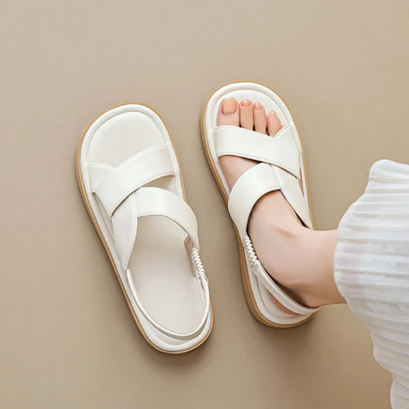 City Camel Beach Sandals Women's-10