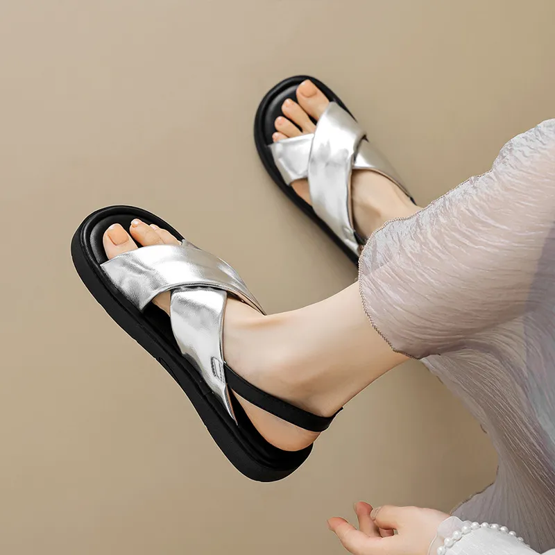 City Camel Beach Sandals Women's-9