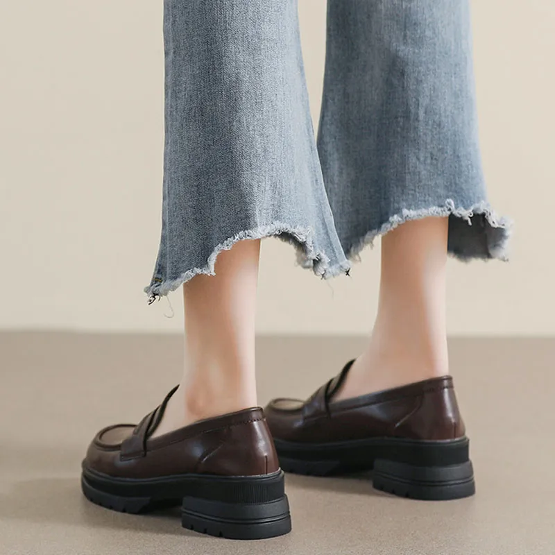 City camel Loafers Women's-8