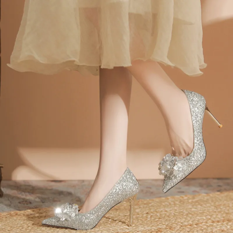 City Camel Slim Heel High Heels Women's-7