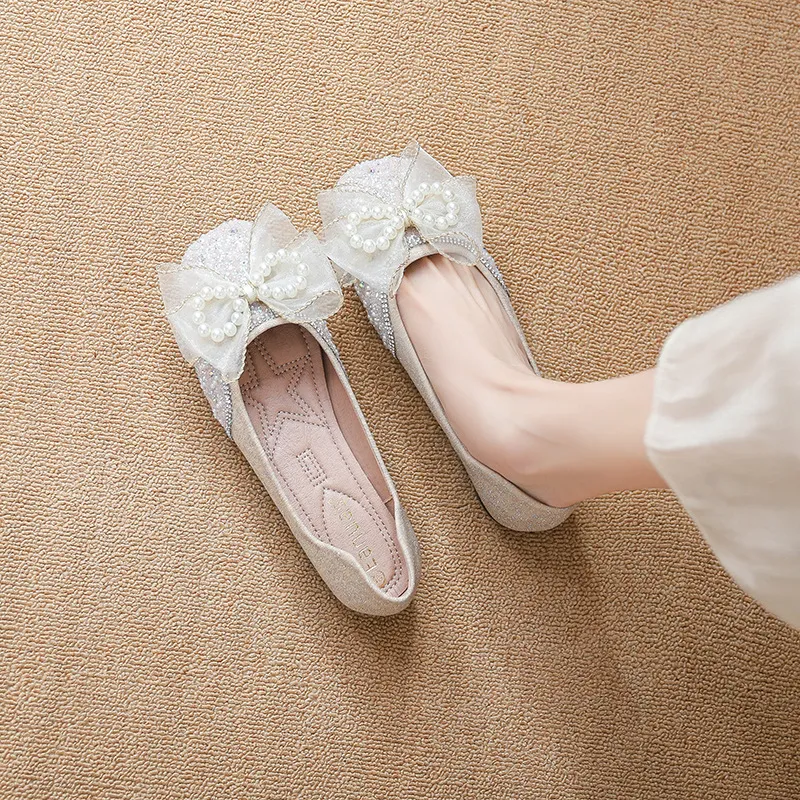 City Camel Casual Single Shoes Women's Apricot-1