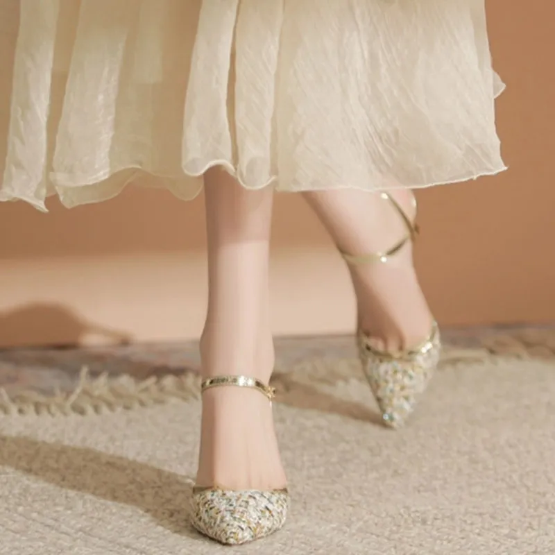 City Camel Slim Heel High Heels Women's-6